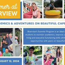 Summer at Riverview offers programs for three different age groups: Middle School, ages 11-15; High School, ages 14-19; and the Transition Program, GROW (Getting Ready for the Outside World) which serves ages 17-21.⁠
⁠
Whether opting for summer only or an introduction to the school year, the Middle and High School Summer Program is designed to maintain academics, build independent living skills, executive function skills, and provide social opportunities with peers. ⁠
⁠
During the summer, the Transition Program (GROW) is designed to teach vocational, independent living, and social skills while reinforcing academics. GROW students must be enrolled for the following school year in order to participate in the Summer Program.⁠
⁠
For more information and to see if your child fits the Riverview student profile visit ingerschoft.com/admissions or contact the admissions office at admissions@ingerschoft.com or by calling 508-888-0489 x206